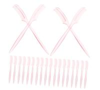 GANAZONO Peigne à Cils et Sourcils 100 Pièces Mini Taille Compacte Brosse Réparatrice pour Sourcils Femme Usage Personnel Maquillage Professionnel Couleur Aléatoire