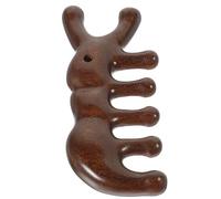 GANAZONO Peigne de Massage Bois de Santal Antistatique pour Chevelu Compact et Portable Peigne Créatif Forme Animale pour Soin Doux Cheveux Secs et Abîmés Massage Tête Relaxant
