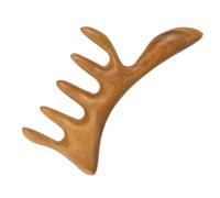 GANAZONO Peigne De Massage De Santal Vert Outil De Massage Manuel Pour Tête Fatigue Et Stimulation Des Points Acupuncture Accessoire