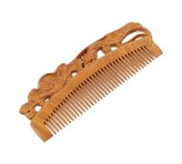 GANAZONO Peigne Lisseur à Cheveux en Bois Synthétique Naturel, Peigne Élégant Facile à Démêler, Soulage la Tension, Maison Salon de Coiffure