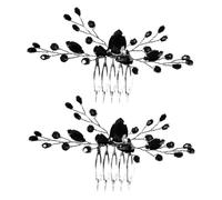 GANAZONO Peignes Décoratifs Vintage pour Cheveux de Côté pour Mariage, Alliage Léger et Confortable, 2pcs Accessoires Élégants Mariée et Demoiselles D'honneur