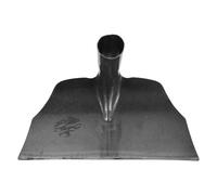 GANAZONO Pelle à Crottes en Acier au Manganèse 30 Cm pour Étable et Poulailler, Outil de Nettoyage Agricole Multi-usages, Raclette à Robuste pour Boxes à Vaches et Chevaux