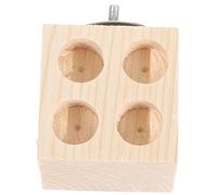 GANAZONO Perchoir Bois pour Oiseaux Jou Mastication pour Perruches Et Perroquets Accessoire De Formation Bois Naturel pour Petits Oiseaux