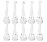 GANAZONO Perles de Lustre en Cristal de Noël:10pcs Pendentif en Cristal De Lustre Accessoires De Rétroviseur Suspendu Remplacement des Cristaux Gouttes d'eau Ornements Suspendus Verre en Crystal