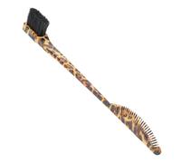 GANAZONO Pinceau à Sourcils Double Embout en Plastique, Outil Multifonction pour Maquillage et Coiffage des Sourcils, Design, pour Voyager