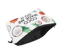 GANAZONO Pochette Maquillage Voyage Imprimée Compacte avec Fermeture Éclair Sac Cosmétique Portable et Organiseur Multifonctionnel et Filles