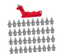 GANAZONO Pointes de Rechange Acier Dur pour Chaussures de Piste Antidérapantes Kit pour Sprint et Athlétisme Accessoires de Remplacement pour Chaussures de Course