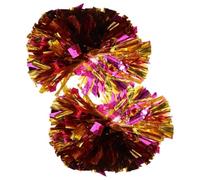 GANAZONO Pompons D'encouragement Réutilisables Accessoires Légers 2 Pièces en PE Offrant Stimulation Visuelle et Tactile pour Compétition de Cheerleading et Matchs de Danse