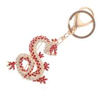 GANAZONO Porte-clés Dragon Chinois Métal Symbole Puissance Accessoire Décoratif pour Porte ou Clé Année Du Dragon et Porte-clés Élégant