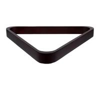 GANAZONO Râtelier de Billard en Bois Massif Cadre Triangulaire 9 Boules Rouge Foncé Support Stable pour Billard Anglais et Américain Accessoire de Salle de Loisirs pour Rangement