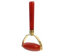 GANAZONO Rouleau De Massage Visage En Pierre D’agate Rouge Compact Masseur De Relaxation Visage Outil Pratique Pour Soin Peau Quotidien