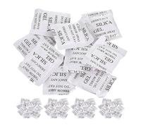 GANAZONO Sachets de Séchage en Gel de Silice Transparent 100 Paquets Absorbants D’Humidité Réutilisables Maison et Dortoir Dessiccant Protection Solide des Accessoires