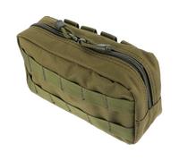GANAZONO Sacoche Suspendue Molle Sacoche Médicale en Tissu Oxford Vert, Fermeture Éclair, Résistante à L'usure, pour Randonnée et Promenade du Chien, Sportifs