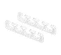 GANAZONO Séparateur Orteil Pédicure Lot de 2 Pièces en Silicone Doux et Confortable Prévient les Frottements pour Nail Art Salon et Usage Personnel, pour Femmes