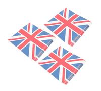 GANAZONO Serviettes en Papier Décorées Drapeau Britannique, 3 Paquets, Design Créatif Imprimé, Papier pour Fête D'anniversaire et Réunion Festive