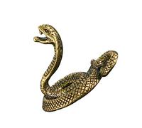 GANAZONO Statue De Serpent en Bronze Rétro Ornement De Cobra pour Jouets Serpents Ressemblant À De Vrais Animaux Forme Vintage Décoration De