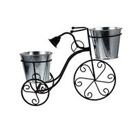 GANAZONO Support à bicyclette décor pour plantes en métal vélos Plantes d'intérieur porte-pot de fleurs en forme de vélo porte-vélo couche double jardinière le fer