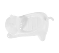 GANAZONO Support à Forme De Chat Boîte à Drainante pour Salle De Bains Accessoire Mignon Et Pratique pour Rangement Et Petits Objets