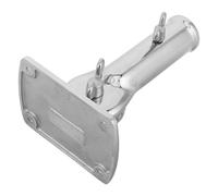 GANAZONO Support de Mât de Drapeau en Acier Inoxydable 25 MM Base Lourde Résistante à la Corrosion Fixation par Vis Auto-Taraudeuse et Cheville d'Expansion pour Usage Extérieur Terrasse