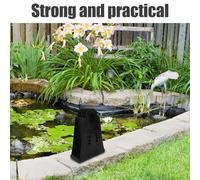 GANAZONO Support de Roue à Eau en Acier Inoxydable pour Aquarium et Bassin Accessoire de Fontaine Rotative Stable et Silencieux Compatible Petite et Grosse Roue Usage Intérieur et