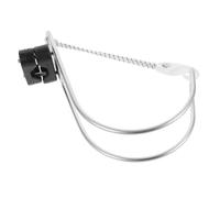 GANAZONO Support en Fer à Cheval Marin en Acier Inoxydable Flexible et Facile à Installer, Porte-bouée de Sauvetage Argenté pour Yacht, Accessoire Pratique pour Fête Bateau