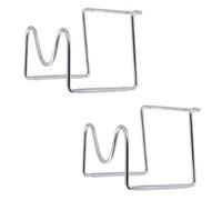GANAZONO Support Porte-Bouteilles 5l en Acier Inoxydable pour Bouteille d'eau Argenté Antidérapant Stable Portable de U Lot de 2 Pièces pour Bureau et Hôtel