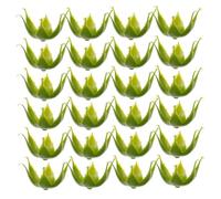 GANAZONO Supports en Plastique pour Bouquets de Roses DIY 60 Pièces, Accessoires pour Compositions, Calices Flexibles et Légers, Décoration Intérieure et Événements, Fourniture