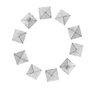 GANAZONO Tapis Antidérapant pour Snowboard Triangulaire 18 Pièces en Métal Crampons Grip Haute Adhérence Accessoire D’Entraînement Hiver pour Contrôle Stable sur Neige Amortissement des