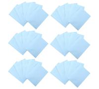 GANAZONO Tapis de Table Jetable Imperméable pour Nail Art, Protection Anti-Taches Bleu, 125 Pièces, Film Composite Résistant à la Déchirure, Salon de Manucure et Entraînement Professionnel