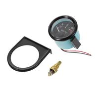 GANAZONO Thermomètre Indicateur de Température D'huile à Aiguille pour Voiture, Jauge de Température Automobile en Métal Noir, 12 V, 50-150 °c, pour Modification Auto DIY