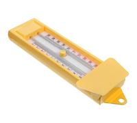 GANAZONO Thermomètre pour Serrage Jardin Intérieur et Extérieur à Maximum et Minimum Affichage Double Celsius/Fahrenheit en Verre Indicateur Bleu pour Culture et Élevage en Serrage