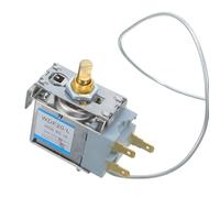GANAZONO Thermostat de remplacement universel pour congélateur, contrôle de température à 3 broches, manomètre mécanique, pour mini réfrigérateur, installation facile, usage commercial