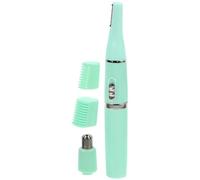 GANAZONO Tondeuse Électrique Sourcils Rechargeable Verte Rasoir Précision Sans pour Retouches Visage et Corps Portable et Ergonomique pour Épilation Facile