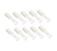 GANAZONO Tubes De Gloss Vides 10 Pièces 1,2 Ml Bouchon Blanc Pour Maquillage Quotidien Débutants Usage Intérieur Extérieur