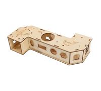 GANAZONO Tunnel pour Hamster en Cachette pour Hamster Résistant Aux Morsures Tube d'exercice Et Cochons d'Inde Jouet Interactif pour Petits Animaux