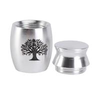 GANAZONO Urne Animale Acier Inoxydable Petite pour Cendres de Compagnons Conteneur Funéraire Anti-humidité pour Animaux de Compagnie