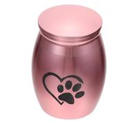 GANAZONO Urne Funéraire pour Animaux Inoxydable Urne De Crémation pour Cendres De Chien Conteneur De Souvenir Compact Et Léger Design Élégant pour Préserver La Mémoire De Votre