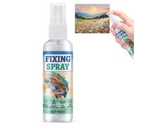 Ganbaro Spray fixateur pour l'art, spray fixateur pour crayons, fusains et pastel, spray fixateur à l'huile, acrylique, gouache, aquarelle, encre et peintures pastel, 100 ml