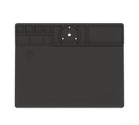 GANCEI 1 tapis de soudure, tampon en silicone résistant à la chaleur 45 x 35 cm, antidérapant pour surface pour réparation électronique, compatible avec station Te-711, entretien de téléphone, montre