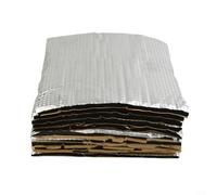 GANCEI 10 feuilles de 5 mm insonorisantes avec revêtement en aluminium ignifuge pour intérieur de voiture, camionnette, caravane, antibruit, imperméable et anti-rouille