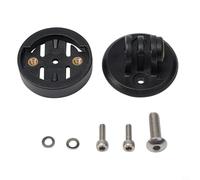 GANCEI Adaptateur de caméra de vélo pour ordinateur GPS Garmin, support en nylon pour caméras de sport, trou de 20 mm, ajustement sûr, noir