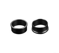 GANCEI Adaptateur de pédalier de vélo en alliage d'aluminium pour SRAM pour GXP 24 à 22 mm, réducteur d'anneau d'espacement usiné avec précision pour manivelles de vélo de route et de montagne, noir