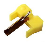GANCEI Aiguille de stylet elliptique de rechange pour tourne-disques M75ED, N75ED-2 et M75-ED II - Matériau ABS, 3 x 2 x 1 cm, noir/jaune