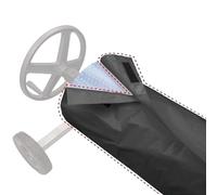 GANCEI Bâche de protection solaire en polyester pour piscine, 490 x 96 cm, convient aux couvertures de piscine standard, utilisation en toutes saisons pour piscines extérieures (noir)