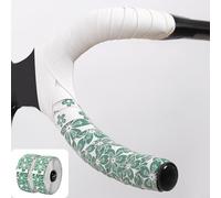 GANCEI Bande antidérapante pour guidon de vélo de route avec absorption des chocs en polyuréthane + EVA pour cyclisme, 210 cm de long, couleur blanche et noire (A-vert)