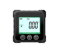 GANCEI Boîte de niveau numérique, outil de recherche d'angle numérique LCD Type-C à charge rapide, inclinomètre magnétique, modes de mesure absolue et relative, 6,5 x 6,5 x 3 cm