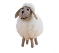 GANCEI Figurine de mouton mignonne, statue animale créative pour la décoration de la maison, de bureau, décoration charmante pour salon, chambre à coucher, bureau