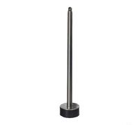 GANCEI Goupille de chargement en acier inoxydable pour haltérophilie, support de barre de 25 cm de diamètre avec plaque de base sécurisée, capacité de 300 kg pour support de gym à domicile, noir, 56