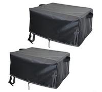 GANCEI Housse de four à pizza à gaz 420D Ox pour Ford Cozze 90347 43,2 cm, coupe-vent et anti-poussière, avec cordon de serrage et poignées, extérieur (62 x 62 x 28 cm)