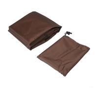 GANCEI Housse pour machine de découpe du bois d'extérieur en tissu Oxford 420D, imperméable à l'eau et à la poussière, pour équipement de cour, 85 x 110 cm (marron)